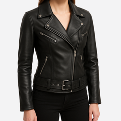 Women's Fitted Biker Jacket